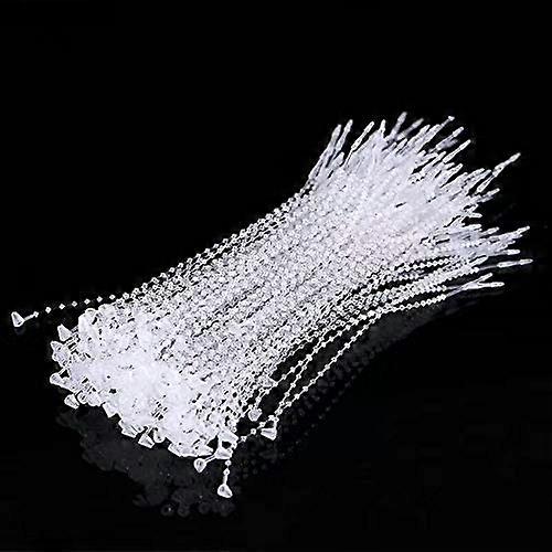 5 Inch Beaded Adjustable Loop Cable Tie Fasteners, Natural, 1000 Pcs for Easy Installation