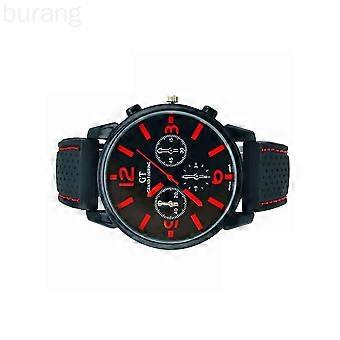 Reloj deportivo de cuarzo para hombre, reloj retro para hombre, reloj de esfera, reloj de carreras de cuero