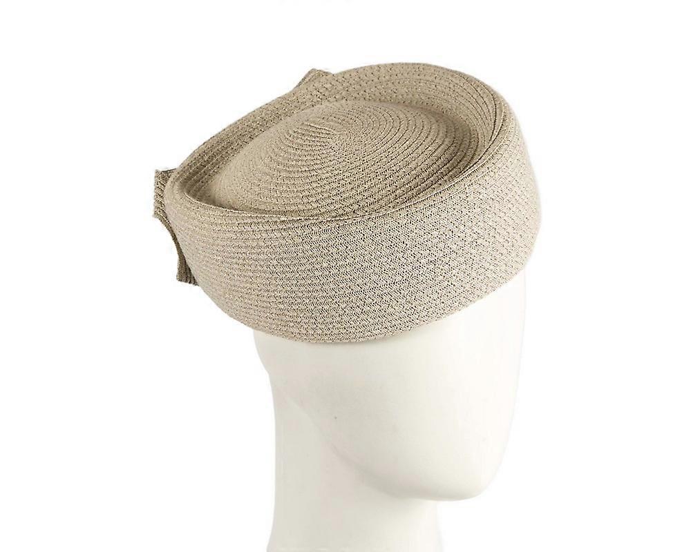 Soft grey pillbox hat by Max Alexander MA985GRY