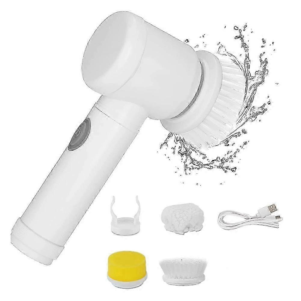 Handheld Cordless Electric Cleaning Brush compatible with Kitchen Cleaning Tool Multi-Function Automatic Cleaning Brush