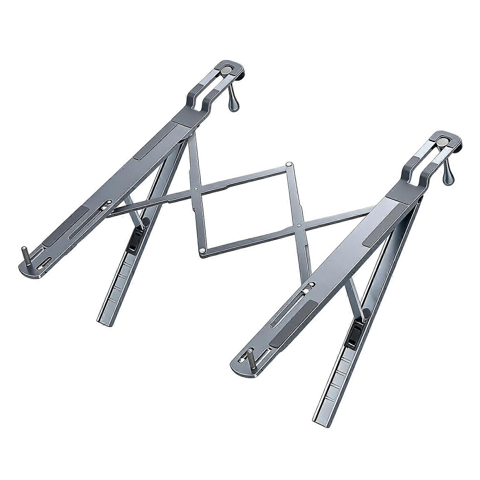 Multiple Angle Adjustable In Car Steering Wheel Notebook Holder With Quick Release For Easy Storage  grey