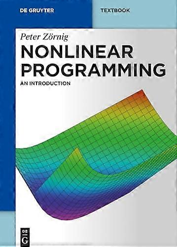 Nonlinear Programming An Introduction