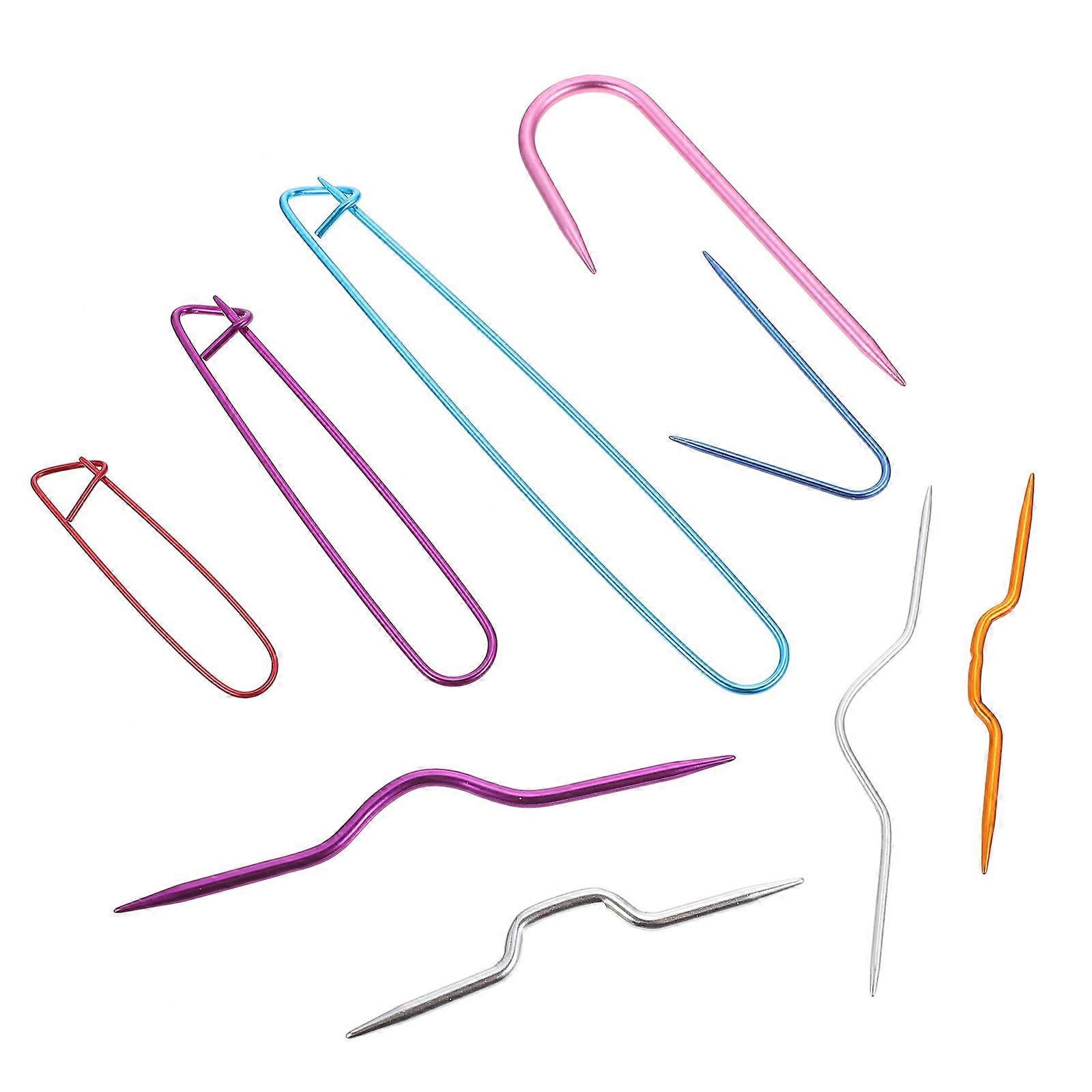 Cable Stitch U Shape Knitting Tools Set Hat Making Scarf Making 18Pcs