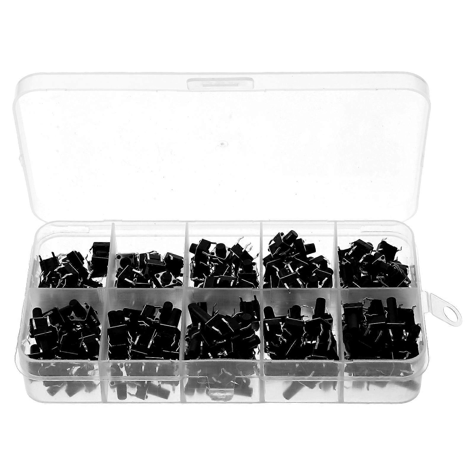 Micro Momentary Tactile Push Button Switch for Electronic Repairs 200Pcs