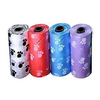Dog Poop Bags Refill Rolls, 26x31cm Pet Waste Garbage Bags, 4 Rolls Pack