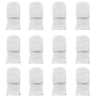 Cat and Dog Tooth Cleaning Set, 6/12 Pet Two-Finger Brushing Finger Cots, Essential compatible with Removing Tartar and Cochlear Hygiene