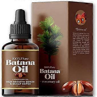 Batana Oil for Hair Growth, 100% Organic Batana Oil from Honduras with Rosemary, Enhances Hair & Skin Radiance Nourishment