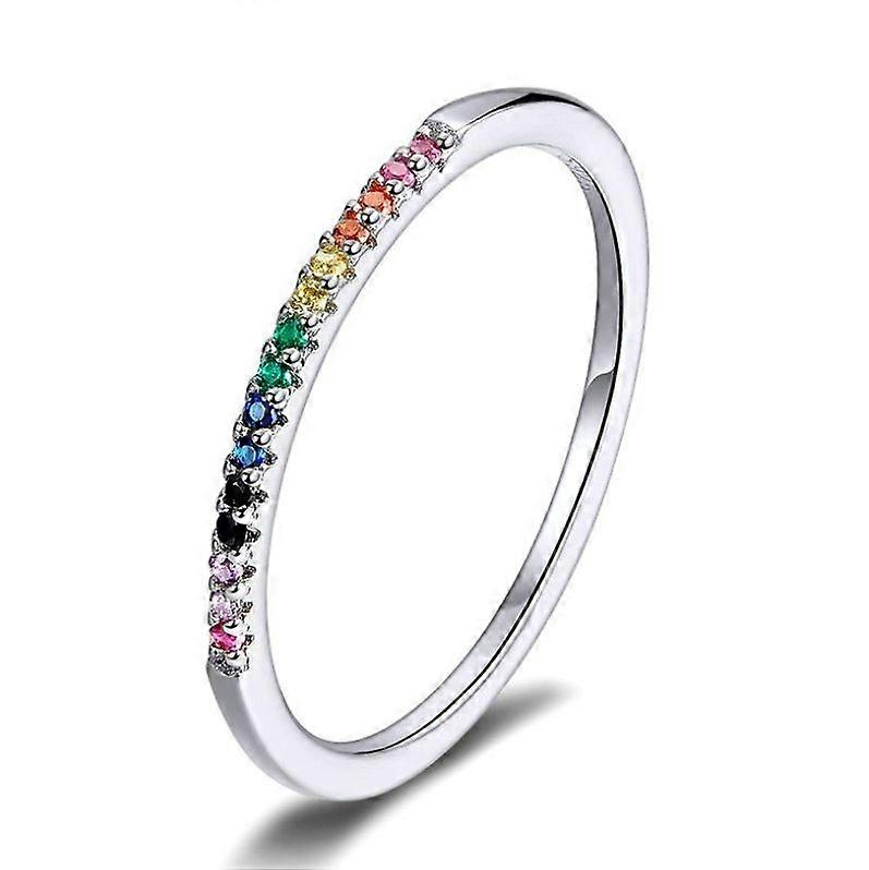 S925 Sterling Silver Ring, Size:7