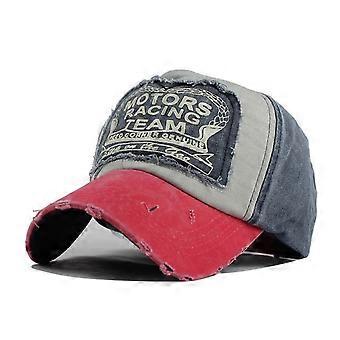 Adult Color Contrast Retro Letter Baseball Cap
