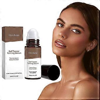 Sunless Wheat Tone Roll-On Essence Hydrates Skin For Beach & Summer Outdoor Use, Creates Natural Tan Without Sunshine, Rolled On Body For Daily Outdoo