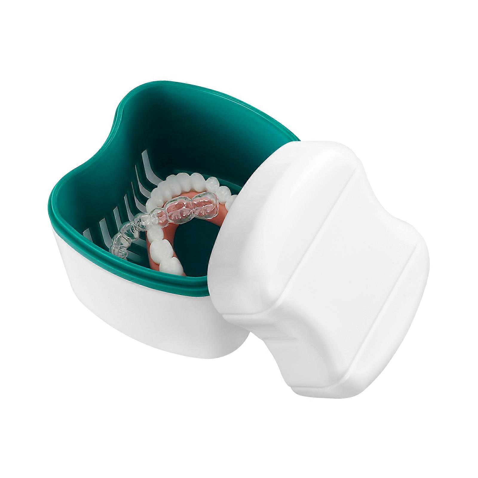 Containers Lids Denture Cups Bath Dentures Container Basket Retainer Storage Box
