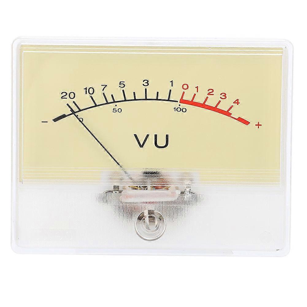 T?90 High Accuracy DB Amplifier Level VU Meter Header with Light Bulb Audio Device Accessory