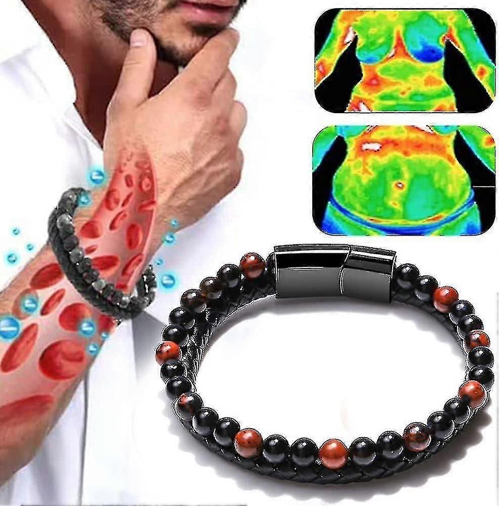 Humanic+pro Maxhematie Beaded Bracelets,humanic Maxhematie Beaded Bracelets,titaniumion Therapy Bangle
