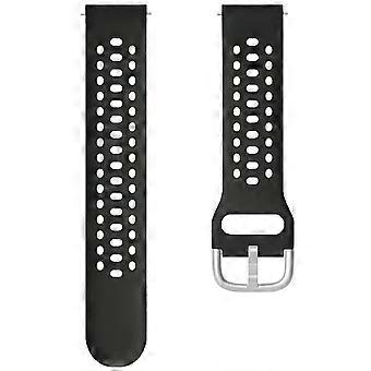 Pasek 20 mm do Samsung Galaxy Watch6 Klasyczny 43 mm 47 mm / Watch6 40 mm 44 mm Silikonowy pasek do zegarka z wieloma otworami