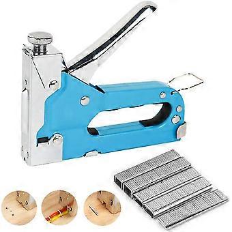 Staple Gun 3 In 1 Manual Nail Gun, Light Duty Heavy Duty Stapler With , Woodworking Staple / Upholstery Nailer, Material Repair, Diy (1601