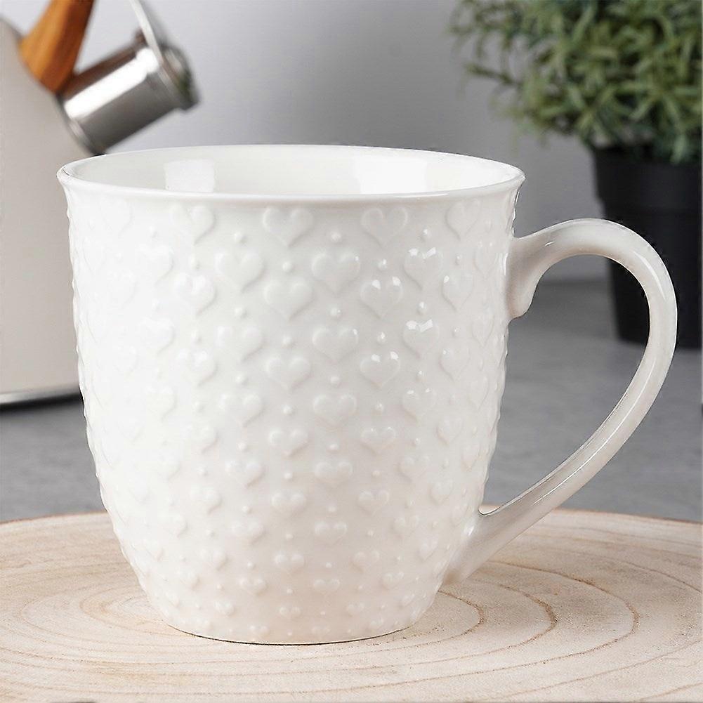Ceramic Mug with Hearts - Perfect for All Occasions