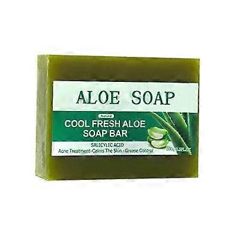 Sapone all'Aloe per Viso e Corpo - Saponetta Naturale all'Acido Salicilico - Detersione Delicata - Idratante e Nutriente - Idratante per Pelli Sensibili