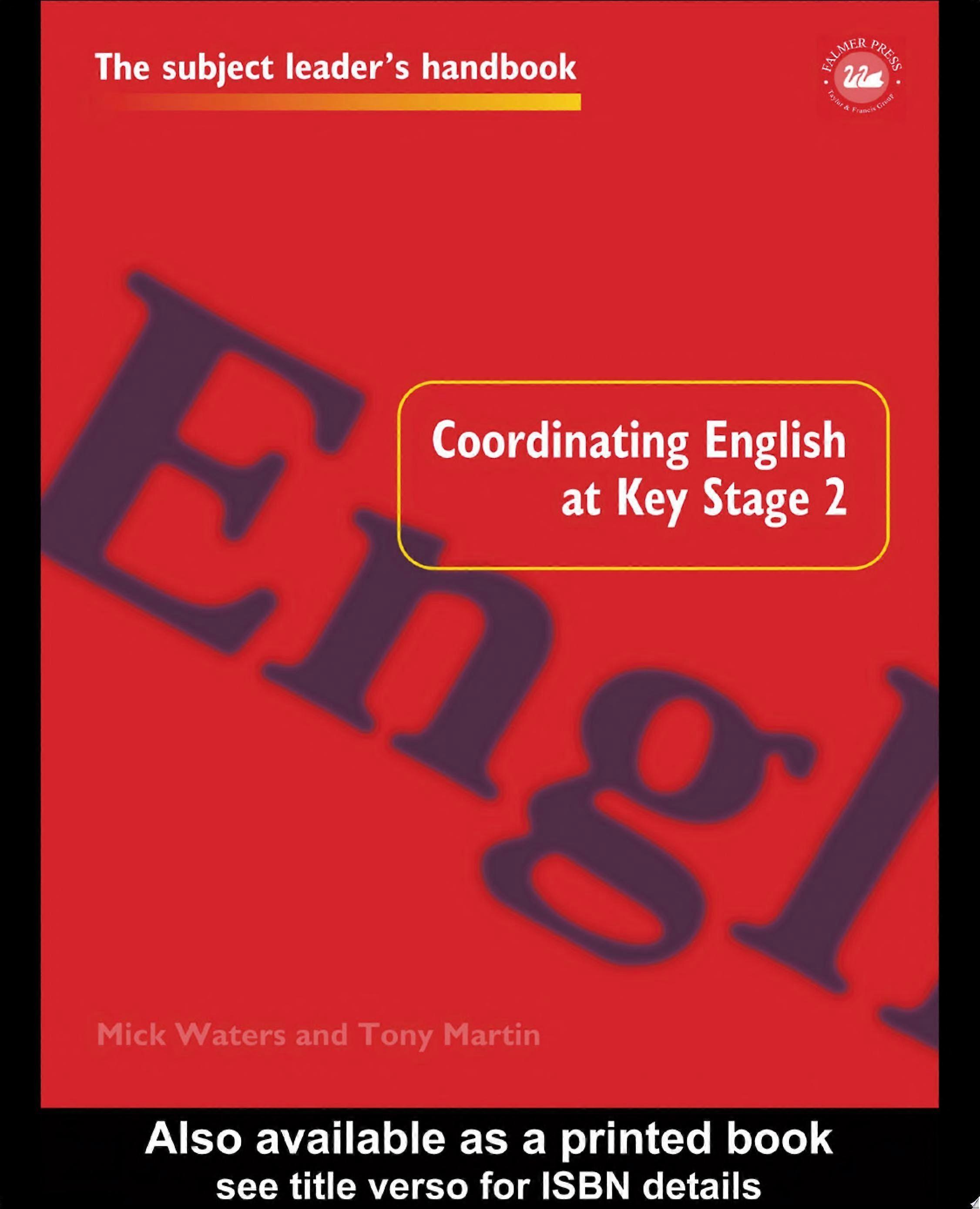 Coordinating english at key stage 2
