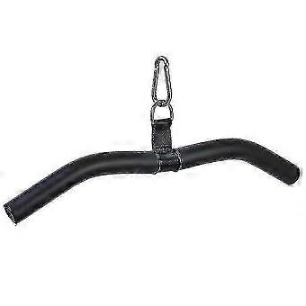 Seilmaschine Curl Bar Kabelaufsatz, 48 cm Gerade Stange für Fitness Klimmzüge