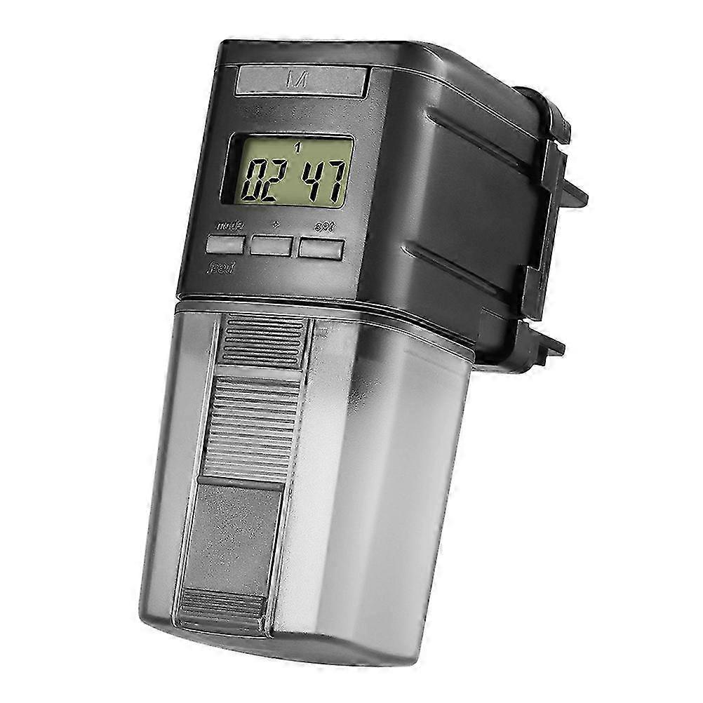 Automatic Feeder for Aquariums LCD Display Adjustable Feeding Volume 1Pack