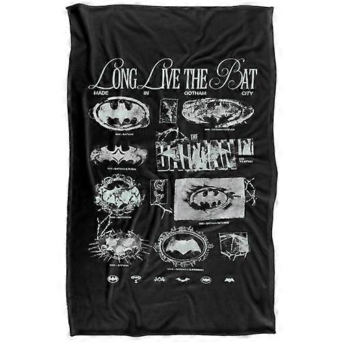 Batman Grunge Soft Touch Logo Blanket