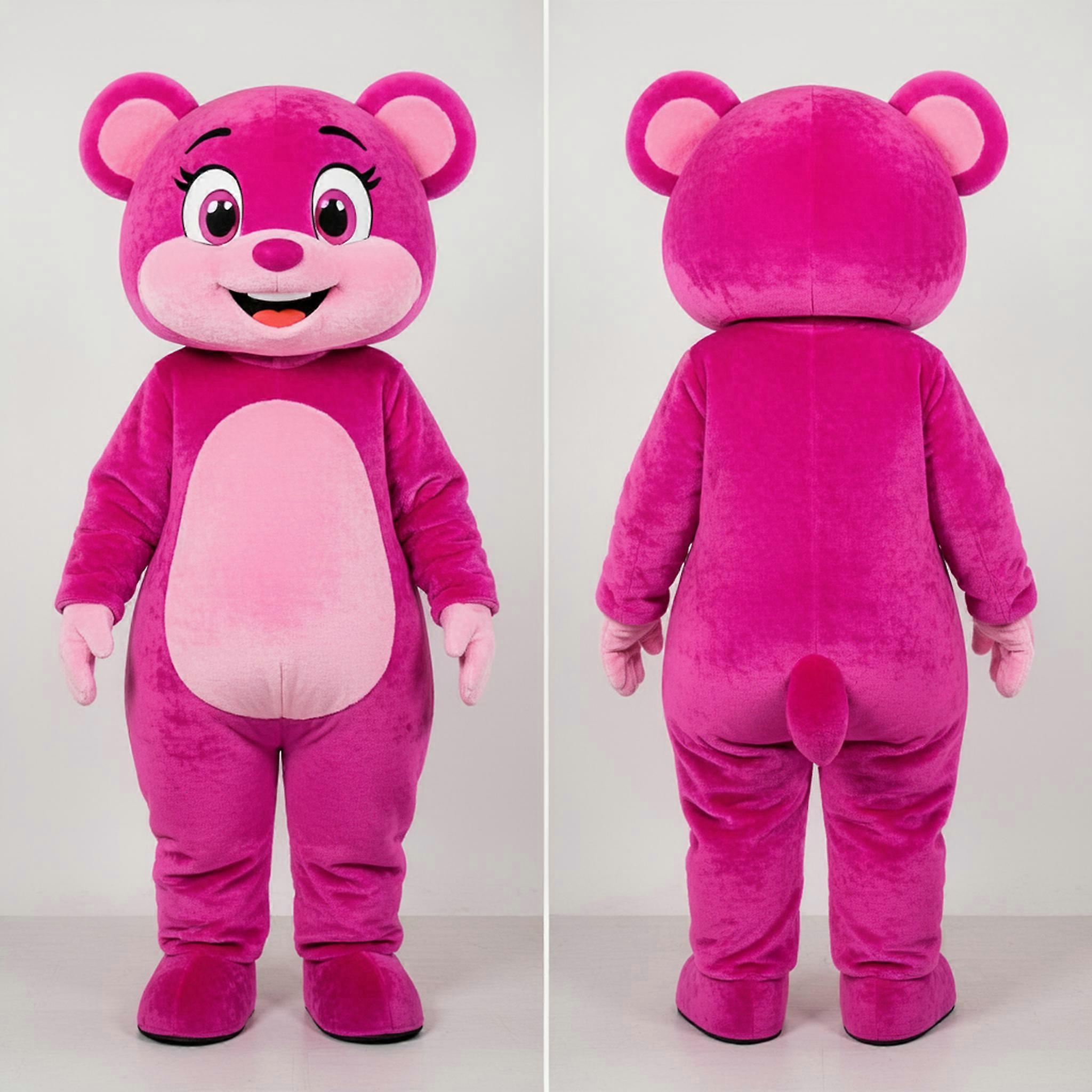 MASTICOT Magenta Plush Teddy Bear Mascot