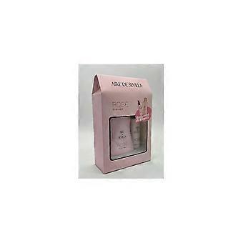 Instituto Español Aire De Sevilla Rose For Her Edt Spray 100ml Body Mist 50ml Ts
