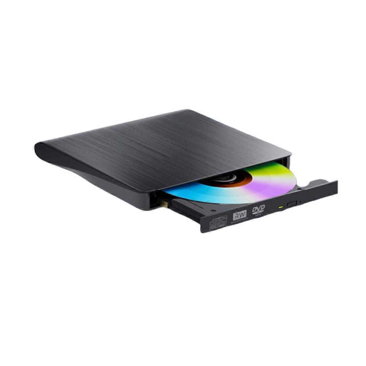 USB 3.0 Type-C Portable Optical Drive, Slim CD DVD Reader Writer