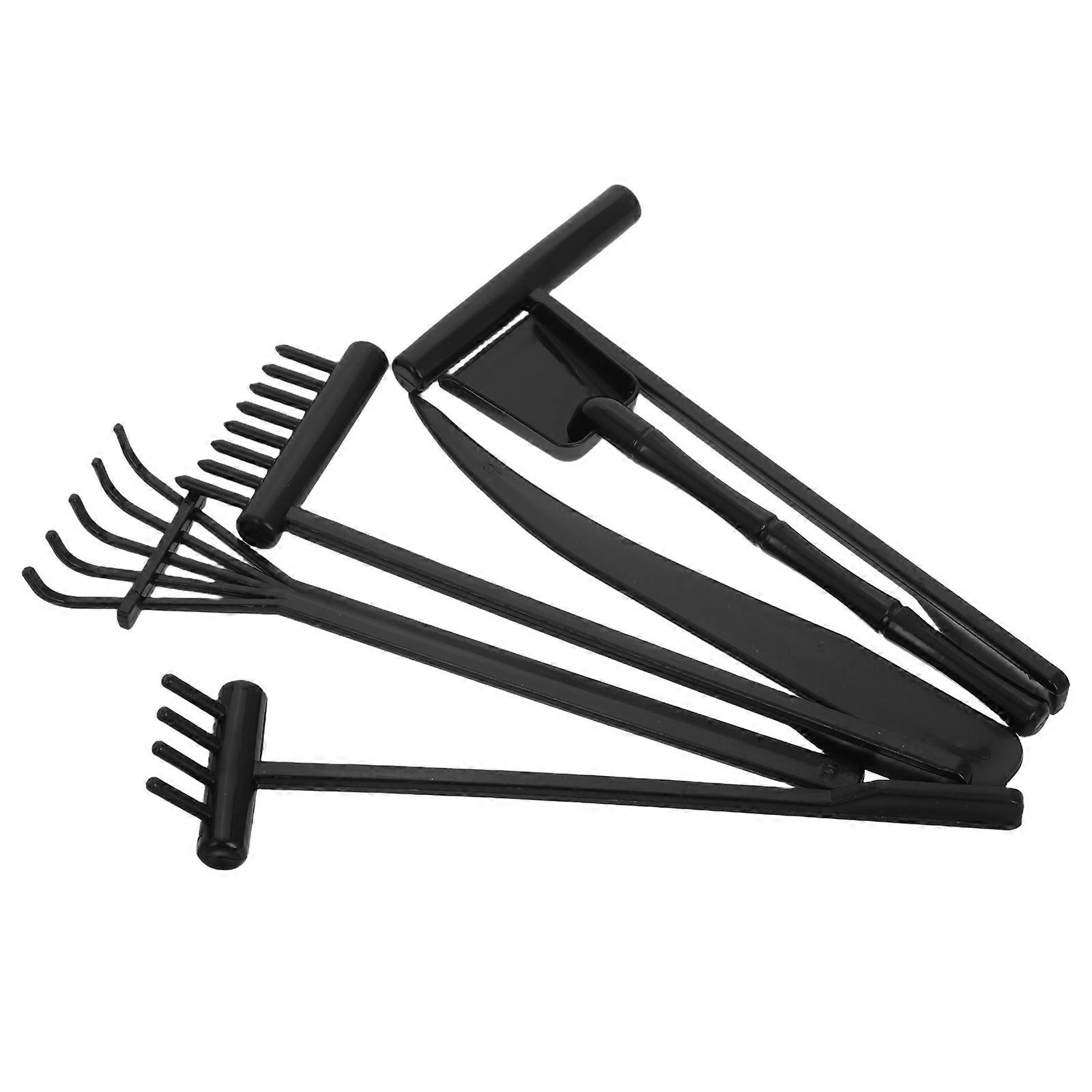 Mini Zen Garden Tool Plastic Rake for DIY Use 24Pcs Garden Tool Set