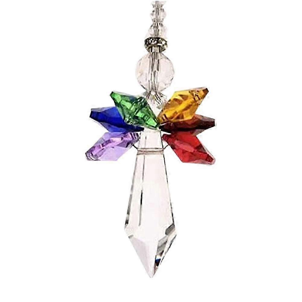 Angel-Shaped Crystal Light Refractor