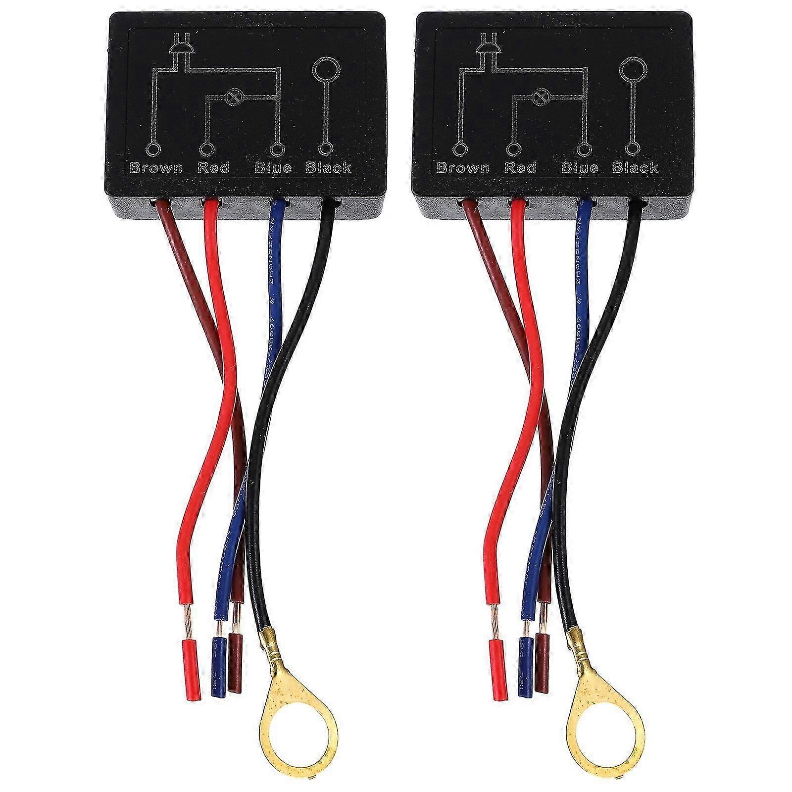 2 Pcs 4 Way Touch Sensor Dimmer Switch for Table Lamp - Replacement Touch Light Switch