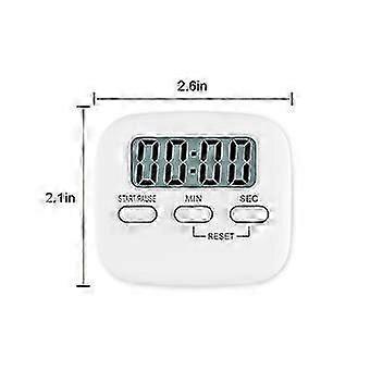 LCD Display Countdown Timer for Kitchen Cooking Baking and Home Gym with Magnet
