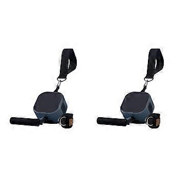 2X Multifunctional Fitness Equipment Resistance Machine for Strength Training, Comprehensive Gym Workout Gear Blue Gray