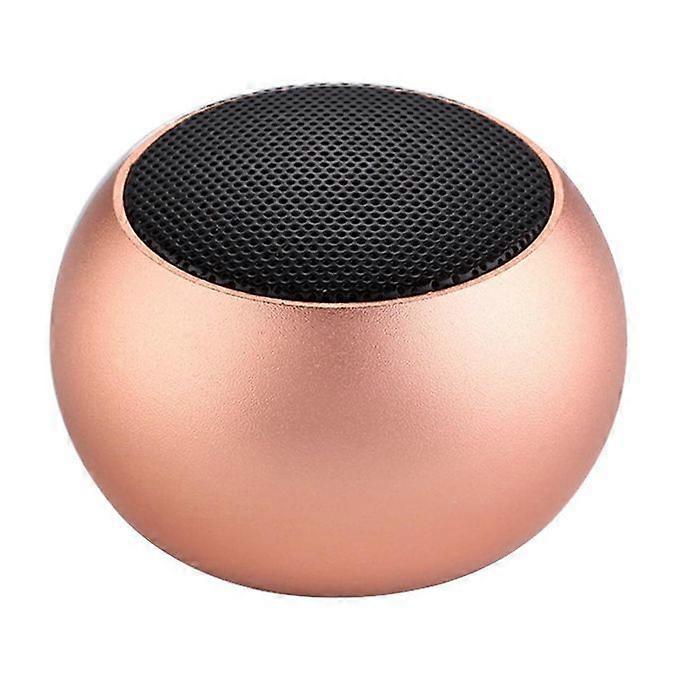 Mini Portable Bluetooth-compatible Metal True Wireless-Pink