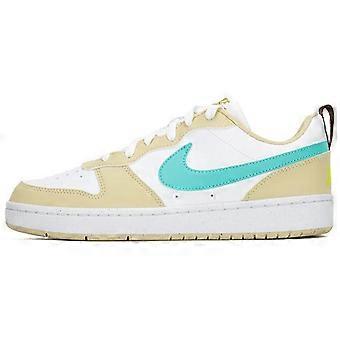 Nike Court Borough COURT BORO leren lage skateboard schoenen geel wit unisex HM3726-731