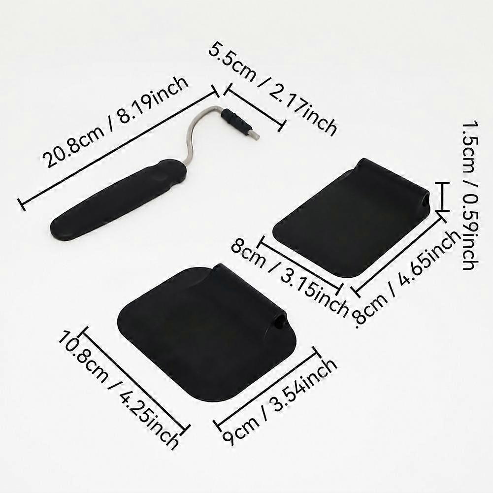 PPSU Spatula - Space Saving Design Six Angle Adjustment Interchangeable Heads