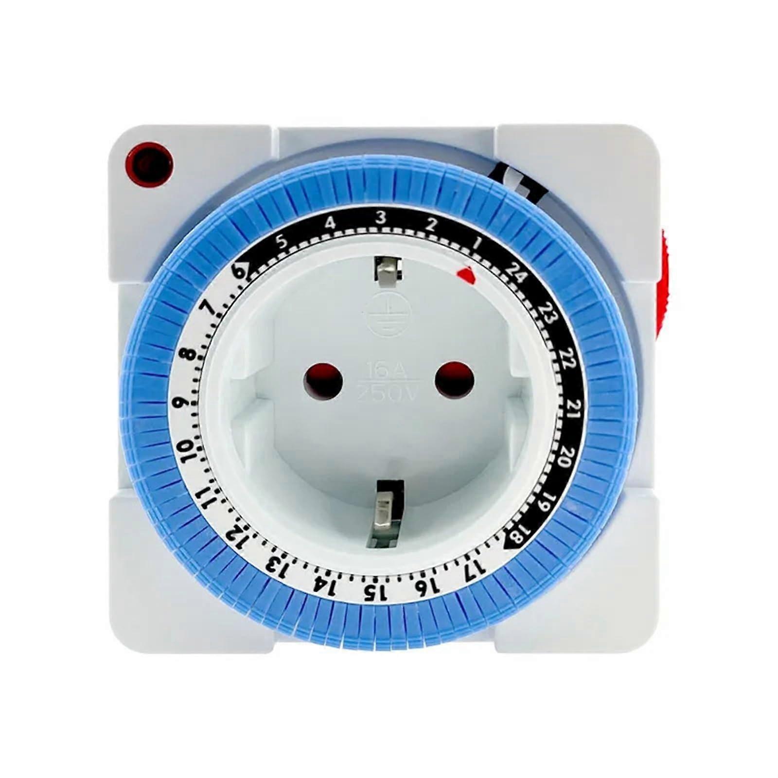 Digital Timer Plug with 24Hour Programmable Countdown Switch for Indoor Energy Saving Control