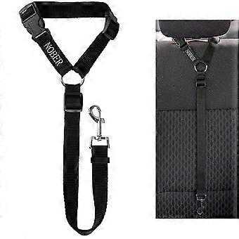 Ceinture de sécurité réglable pour animaux de compagnie en voiture