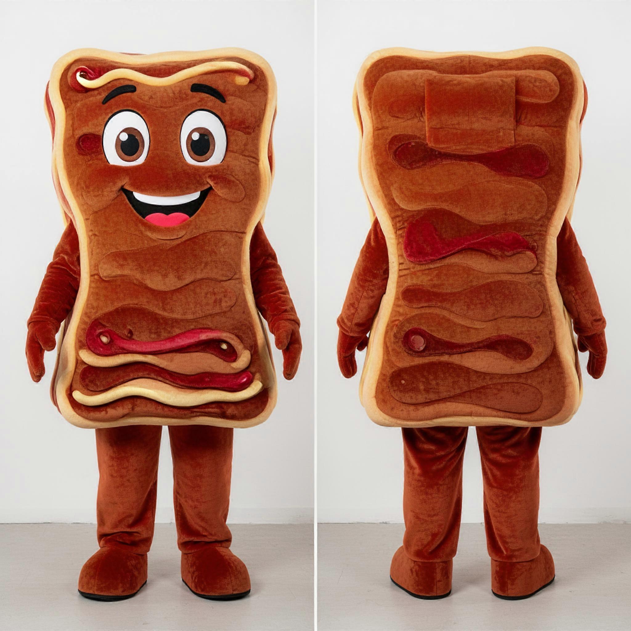 MASTICOT Rust Orange Layered Lasagna Mascot
