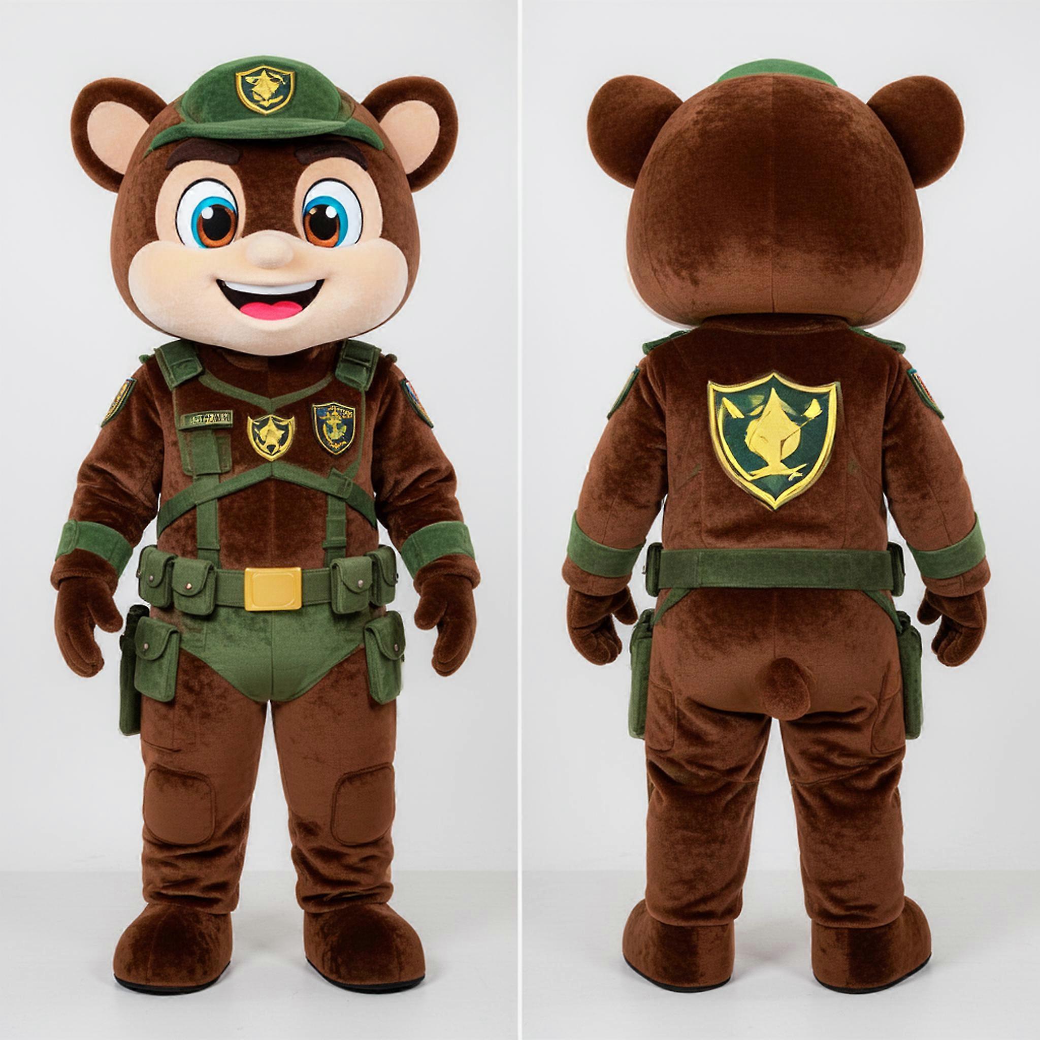 MASTICOT Tan Heroic Para Commando Mascot