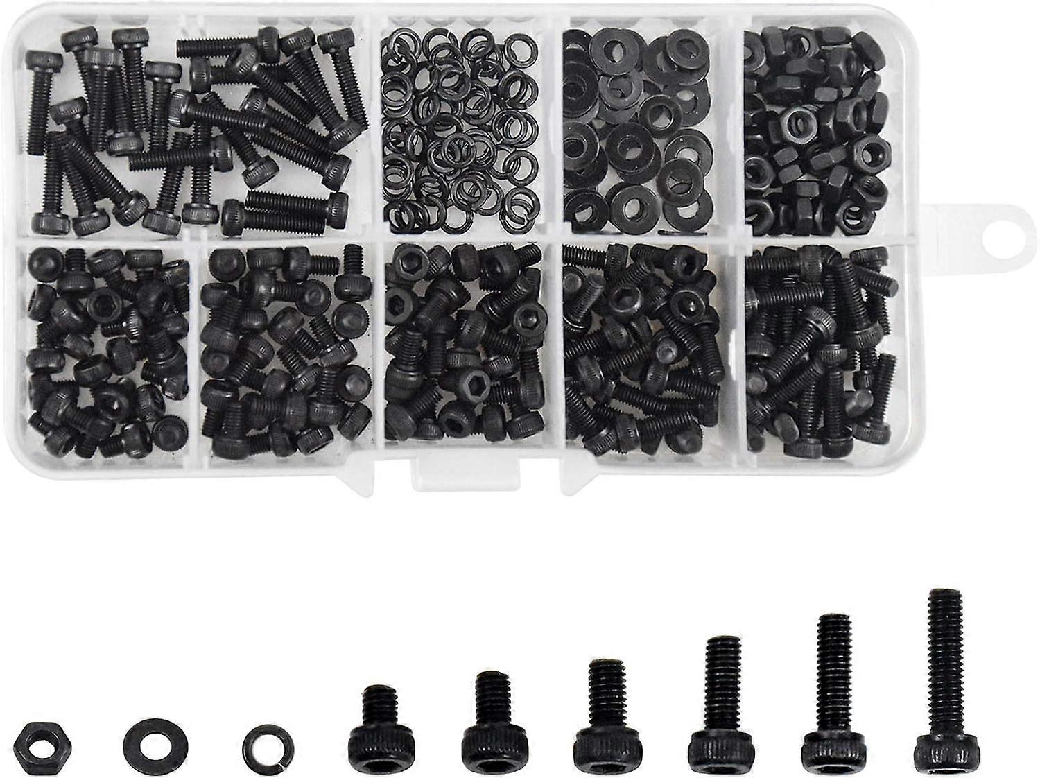 Precision, High-Strength, Rust-Resistant Hex Socket Bolts Set