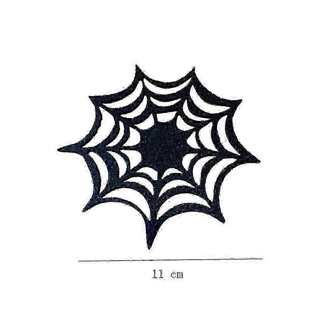 Black Spider Web Insulating Coasters