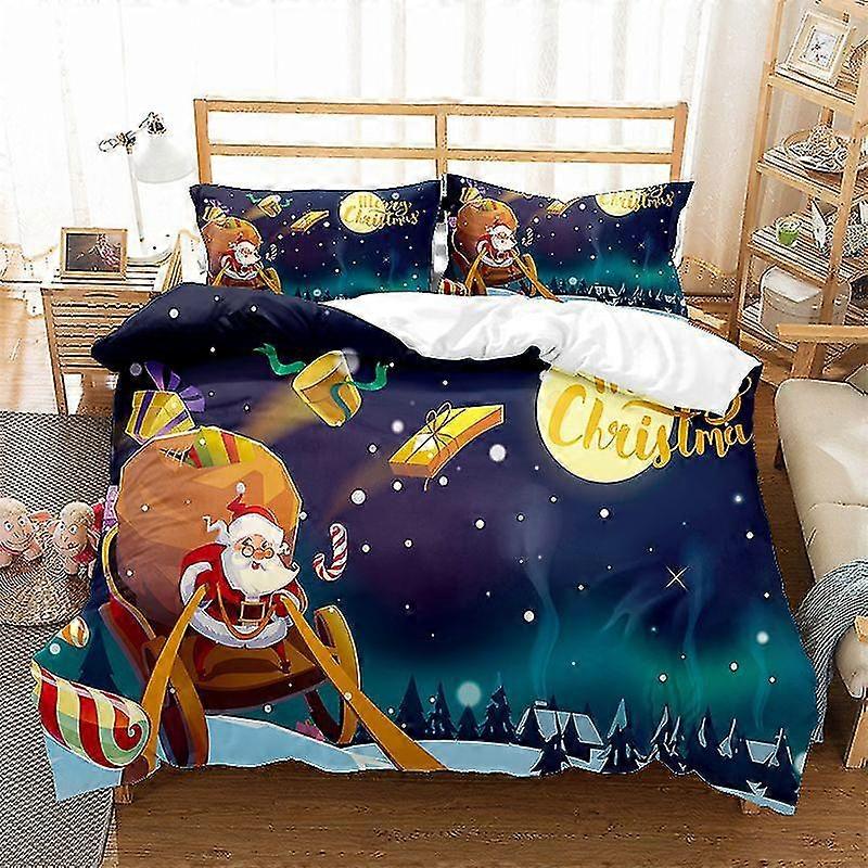 Three Piece Brushed Duvet Set