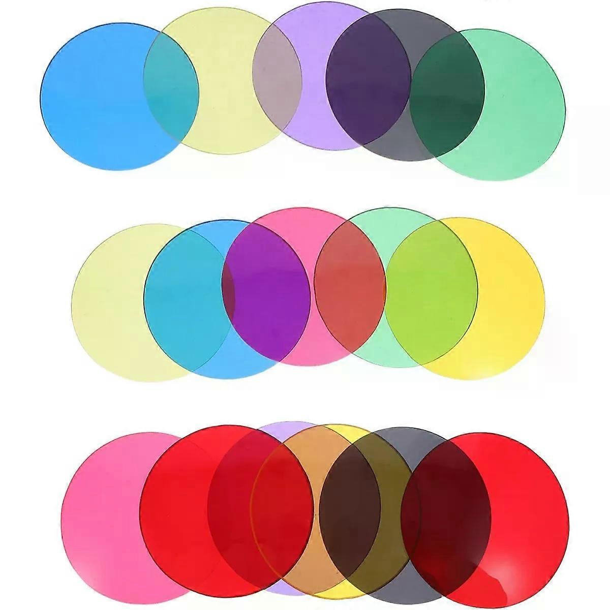 16Pcs round Pc Replacement Lenses for Steampunk Goggles