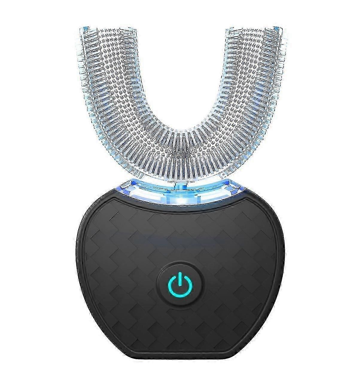 U-shaped Electric Toothbrush 360 Automatic Toothbrush (black)