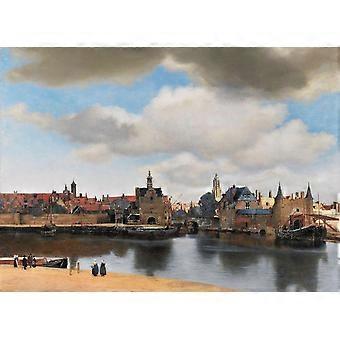 Aikuisille. Delftin näkymä, Johannes Vermeer, kuuluisa taideteos, palapelit.