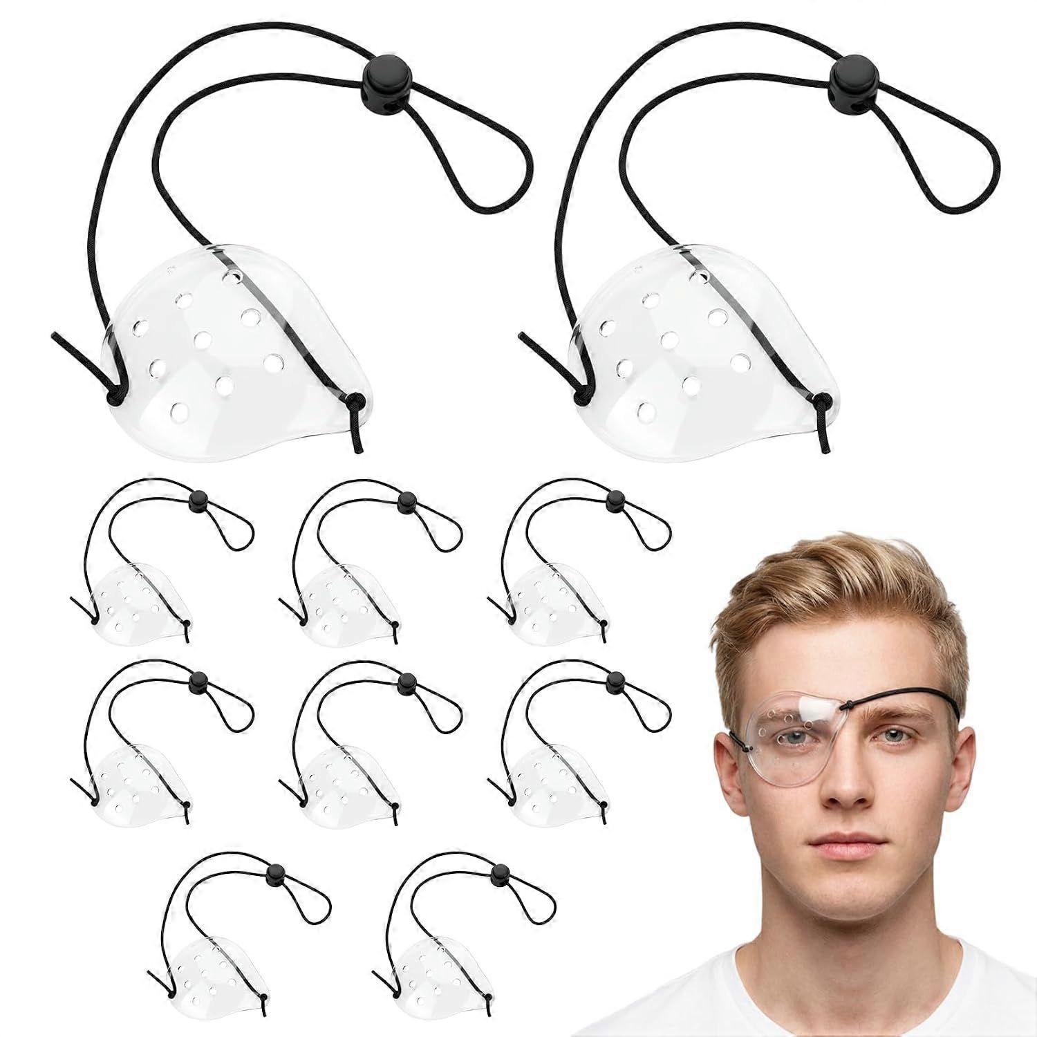 10Pcs Plastic Eye Shield, Eye Patch After Cataract Surgery Care