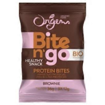Bite n´go brownie protein balls 36 g