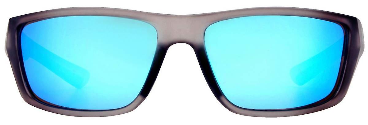 Freedom Square Wrap Sport Sunglasses - Matte Crystal Grey