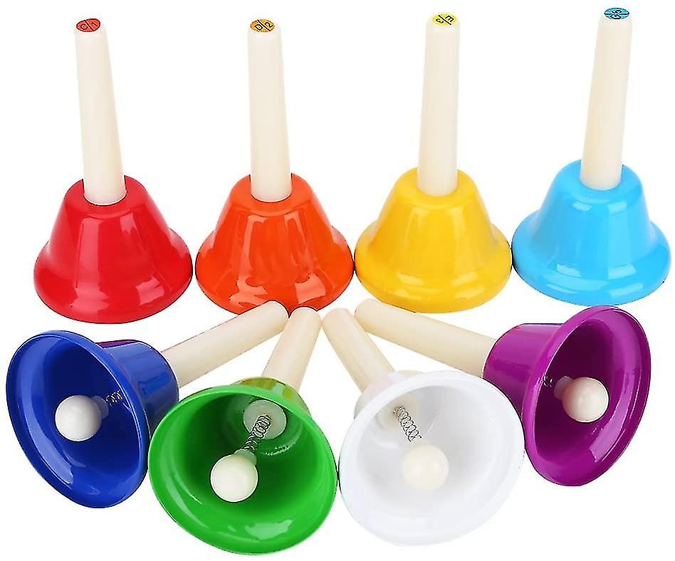 8-key Metal Music Hand Bell Set